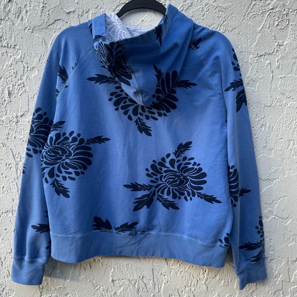 Patagonia Valley Sweatshirt Hoodie Organic Cotton Floral Pullover Women Medium - Picture 5 of 6